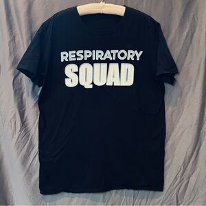 Respiratory Squad SS Tee Size Large (black)